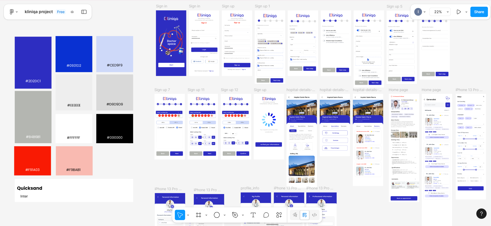 kliniqa - Figma Prototype - Image 1